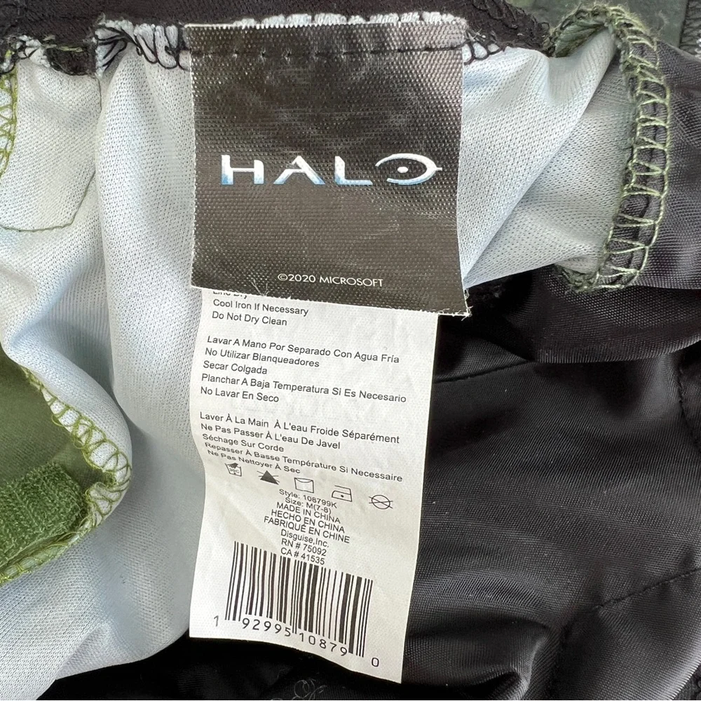 HALO costume with mask superhero Youth Medium
